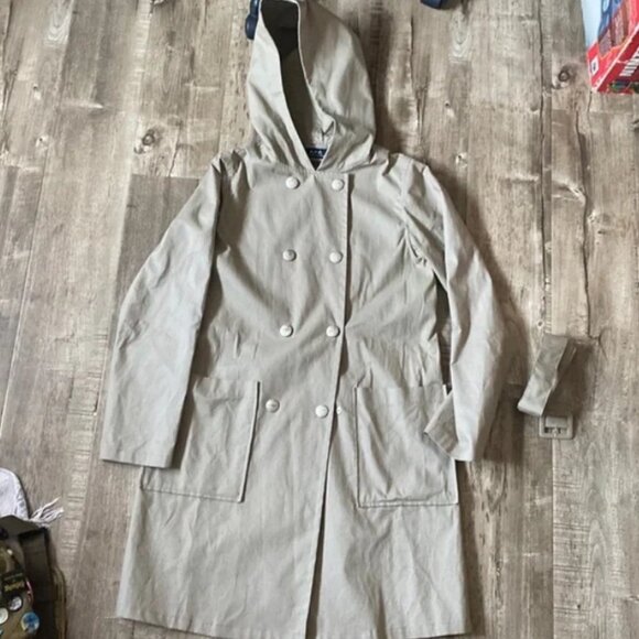 A.P.C. Double Breasted Snap Trench Coat - Picture 5 of 5